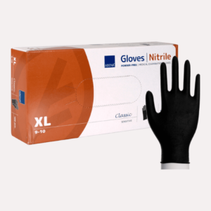 nitril einweghandschuhe xl schwarz 100/Stück packung
