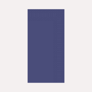33x33cm, 3 lagig, 1/8 Falz serviette, dunkelblau