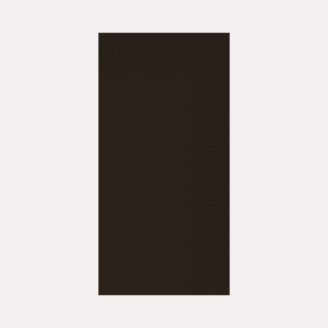 33x33cm, 3 lagig, 1/8 Falz serviette, schwarz