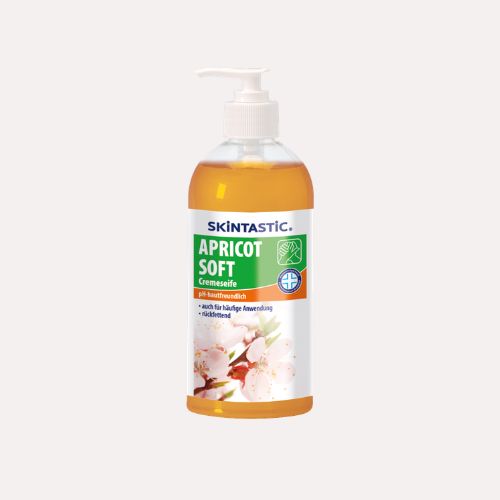 Seife Apricot SKINTASTIC Cremeseife Apricot Soft, 500ml – Bild 1