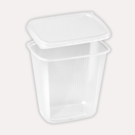 Feinkostbecher eckig 500ml