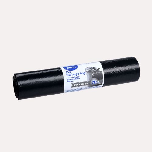 Müllsack,70 Liter,LDPE,schwarz,57,5 x 100cm, 25 Stück Müllbeutel 70 Liter – Bild 1